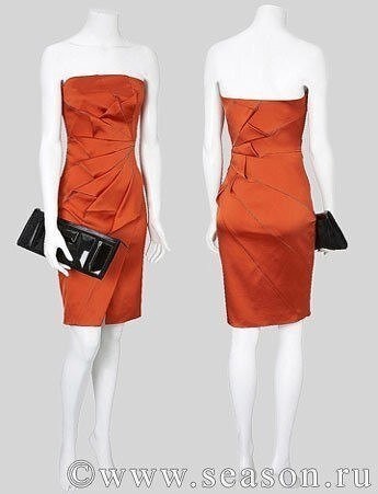 Платье как экзотический цветок