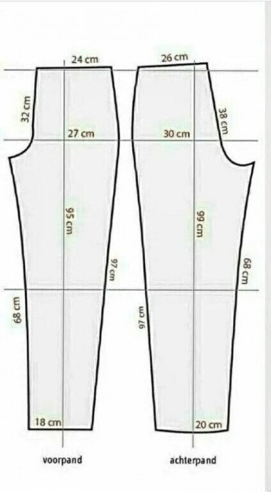 Простые брючки