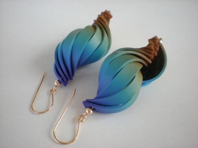 Серьги из полимерной глины