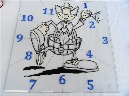 ​Создаем часы "Веселый клоун": часть 3