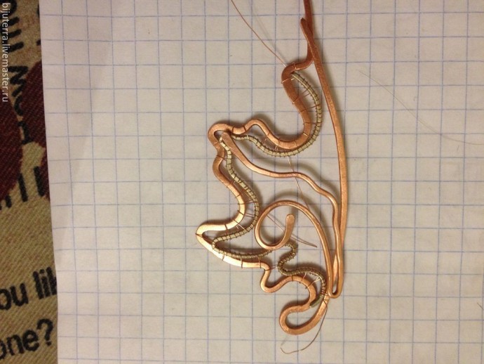 ​Создание броши "Осенняя симфония": часть 2