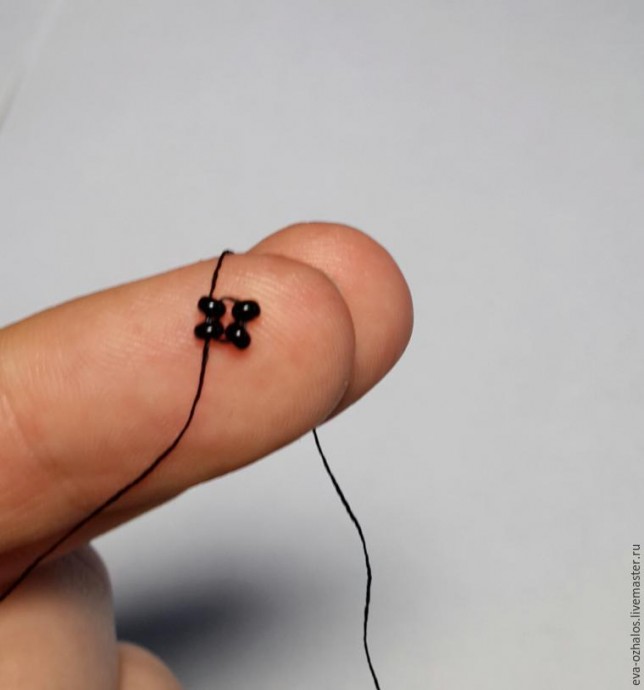​Делаем брошь-цветок "Черная георгина": часть 2