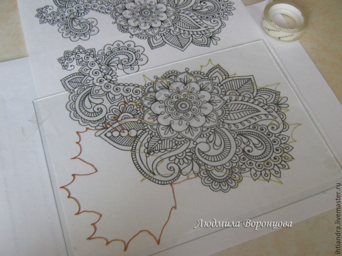 Листья в технике точечной росписи: часть 1 Листья в технике точечной росписи: часть 1