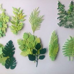 Создаем бюджетную основу зеленых листочков для ваших работ