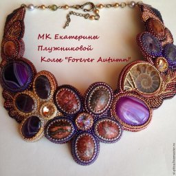 Мастер-класс по изготовлению колье из бисера "Forever Autumn": часть 5