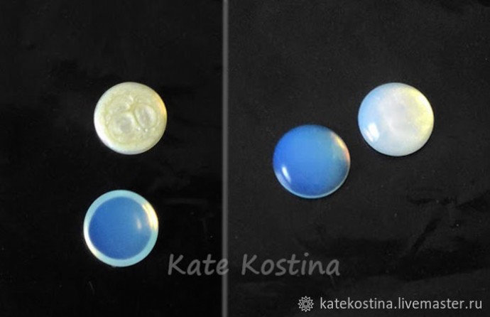 ​Кулон "Заледеневшее озеро": вышивка гладью и бисером, часть 1