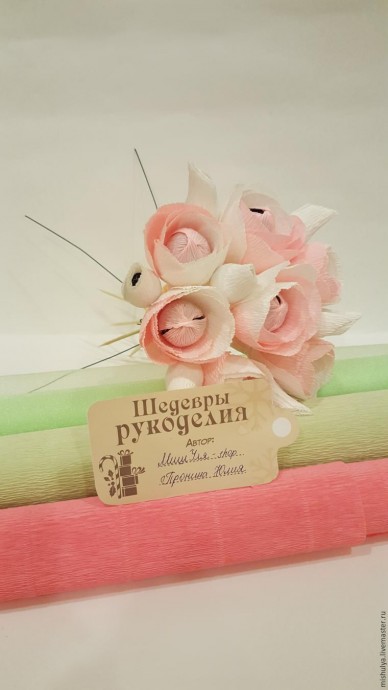 ​Легко и быстро собираем букет с конфетами