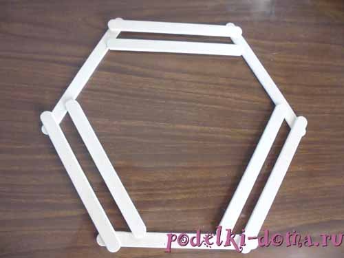 Шкатулка из палочек от мороженного Шкатулка из палочек от мороженного