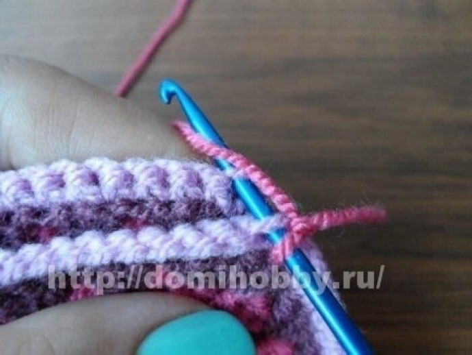 Вязание следков из квадратов