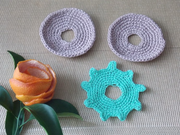 Вяжем пончики по рисункам