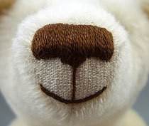 ​Вышиваем носики мишкам