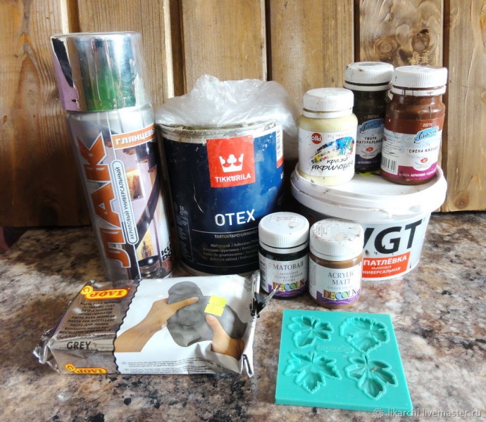 Декорируем стеклянную бутылку: часть 1