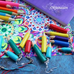 Лепим цветные карандаши из остатков полимерной глины