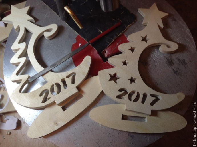 ​Новогодняя ёлочка из фанеры: часть 1