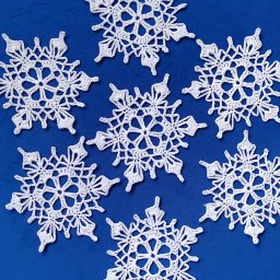 Снежинка диаметром 9 см