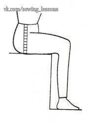 ​Снятие мерок для пошива брюк