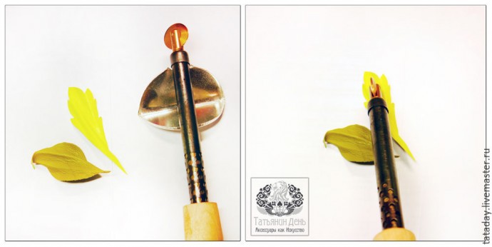 ​Создаем кожаную брошь-розу: часть 1