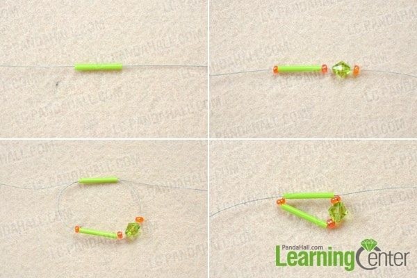 Зонтик из бисера, стекляруса, бусин