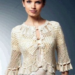 Ажурное болеро