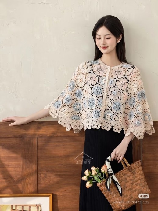 ​Элегантное пончо