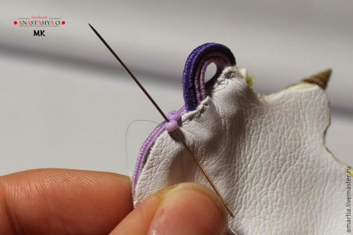 ​Сутажная брошь с ракушками: мастер-класс, часть 4