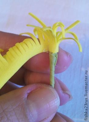 Одуванчики из фоамирана: часть 1