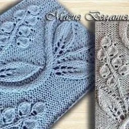 ​Самые красивые узоры для спиц