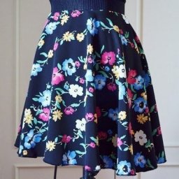 ​Шьём юбку на широкой резинке