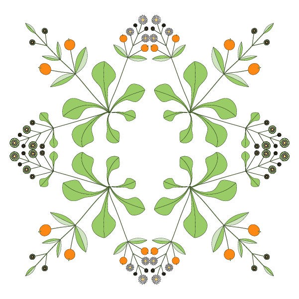 Уроки дизайна вышивки: ботанический конструктор