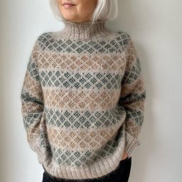 ​Изысканный жаккардовый узор для свитера