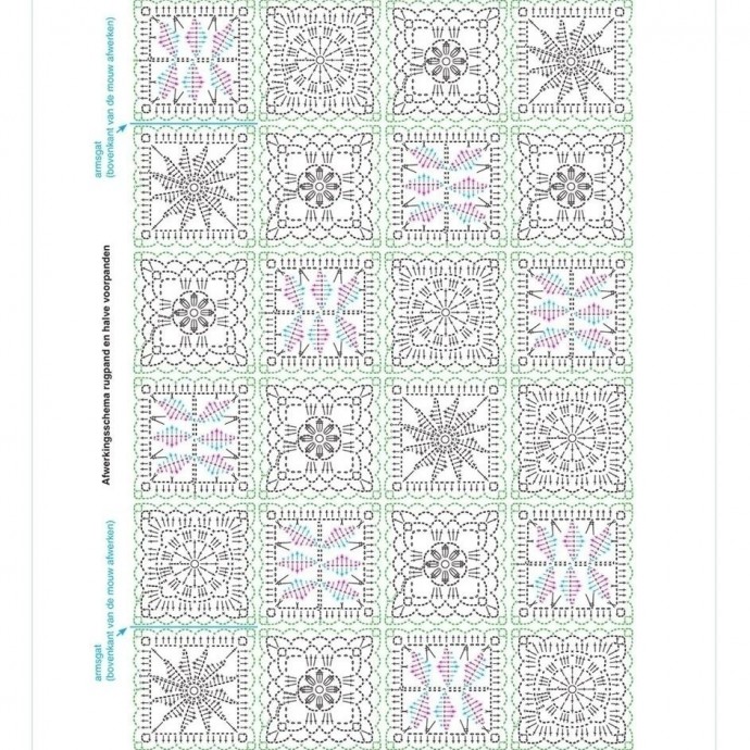 Кардиган из мотивов крючком Кардиган из мотивов крючком