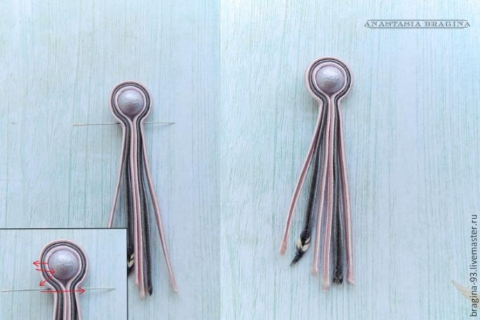 Красивые сутажные серьги: часть 1