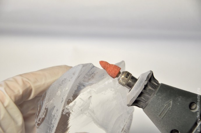 Создаём интерьерную статуэтку из стекла и гипса "Айсберг": часть 1 Создаём интерьерную статуэтку из стекла и гипса "Айсберг": часть 1