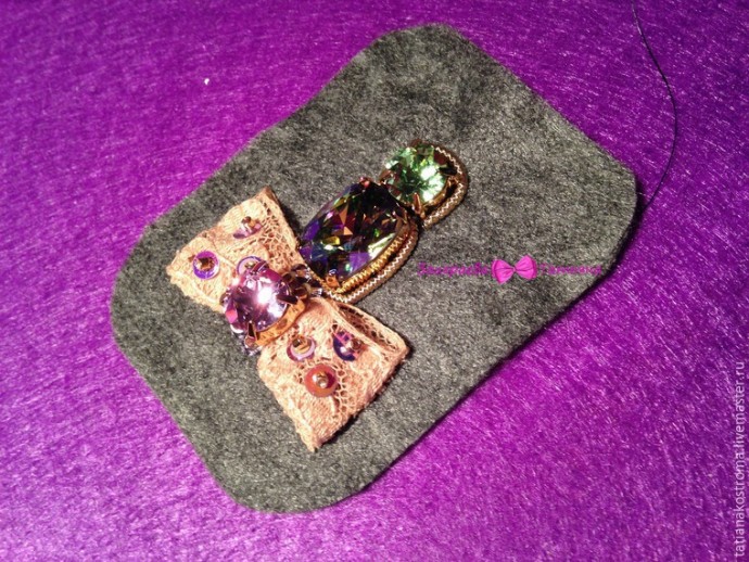 Создаём романтичные серёжки: часть 2