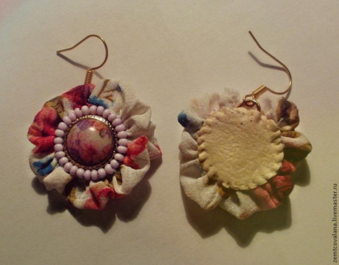 Серьги "Рассвет в Париже"