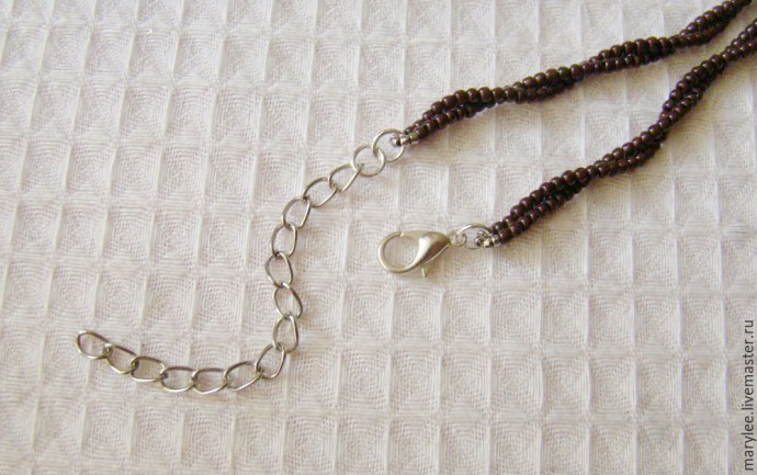 ​Создаем нежный кулон "English rose": часть 5