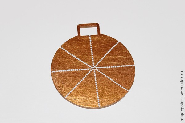 Мастер-класс по точечной росписи новогодних подвесок: часть 1 Мастер-класс по точечной росписи новогодних подвесок: часть 1