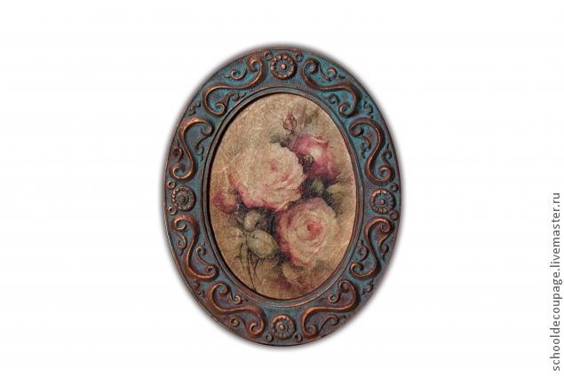 Имитация патины старинной меди: бронзовый лак