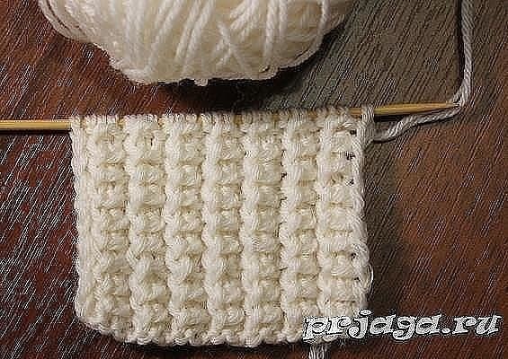 Шарф из американской резинки