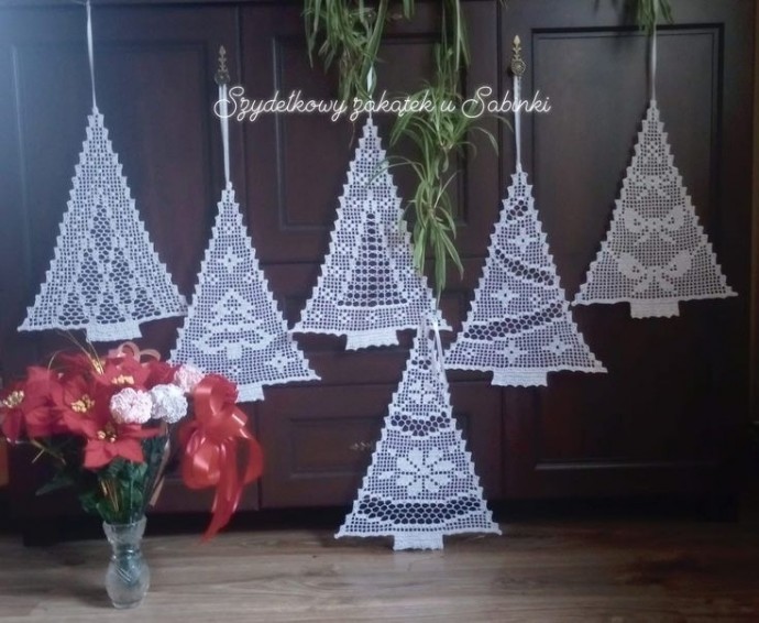 Вязаные ёлочки