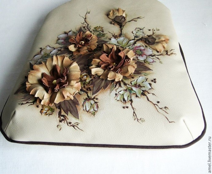 Декор сумки "Осенний вальс": часть 2 Декор сумки "Осенний вальс": часть 2