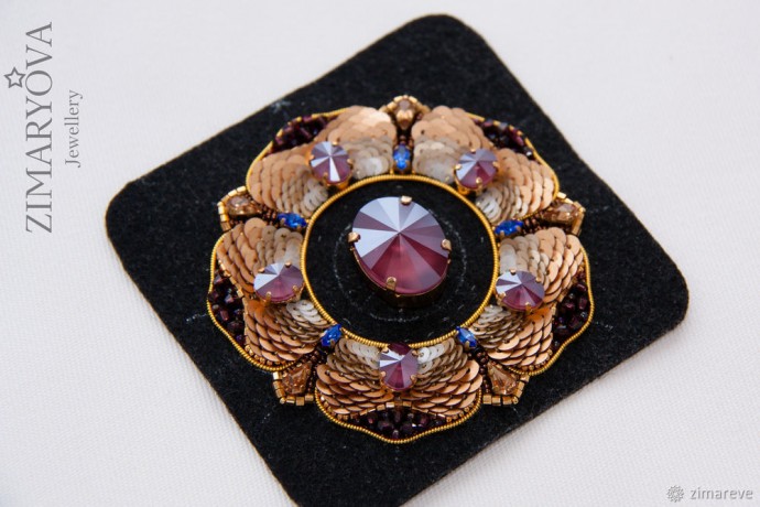 Мастерим брошь-цветок "Flower of the Universe": часть 2 Мастерим брошь-цветок "Flower of the Universe": часть 2