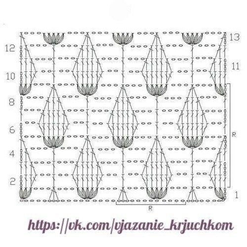 Очень красивые узоры крючком