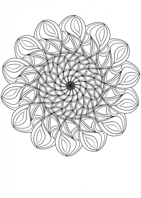 ​Раскраска-антистресс "Цветы"