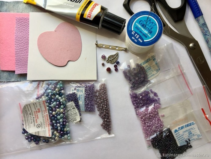 ​Создаем брошь "Яблочко" из джинсы: часть 1