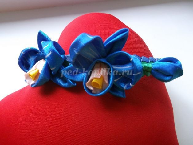 Канзаши "Орхидея": мастер-класс