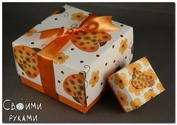 ​Коробочка для подарка на скорую руку