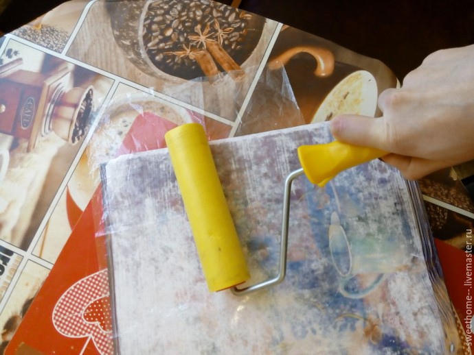 Мастер-класс о том, как вживить лазерную распечатку на брашированную поверхность: часть 2