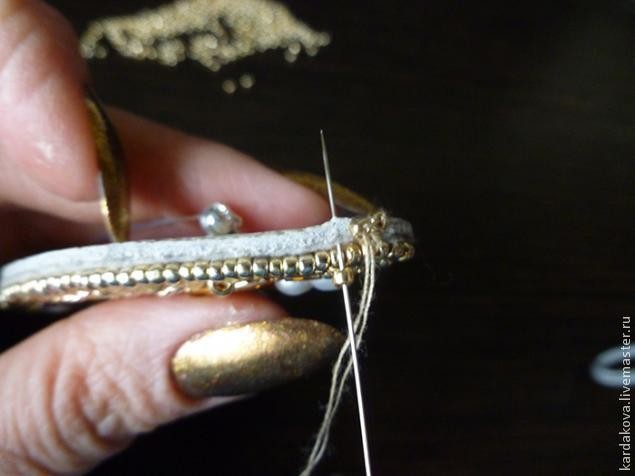 ​Мастер-класс по созданию броши "Перо": часть 4