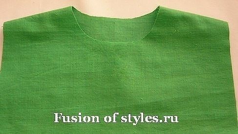 ​Обработка горловины с разрезом